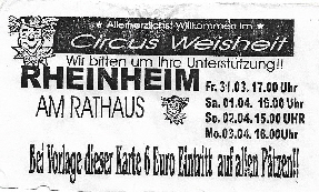 Circus-Weisheit-Reinheim