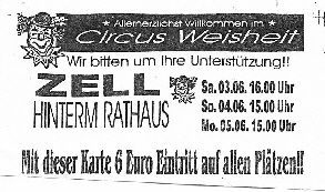 Circus-Weisheit-Zell